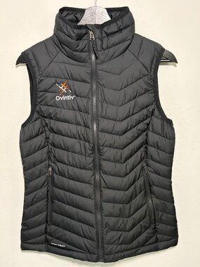Columbia Omni-Heat Puffer Vest Women's M Black Lightweight Jacket